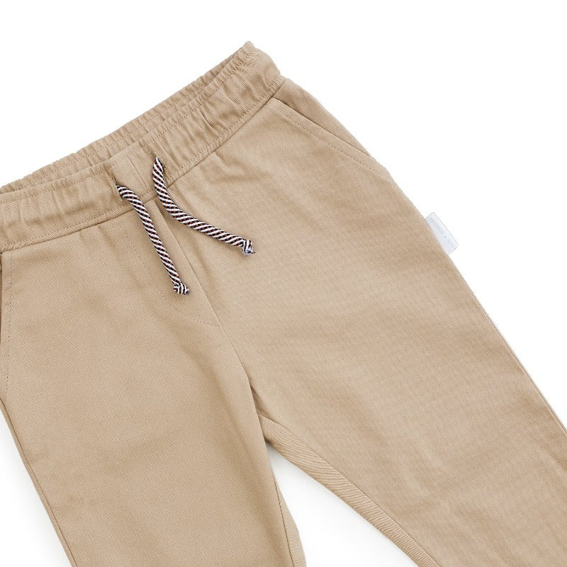 boys flinders elastic waist slim skinny pants chinos
